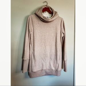 Fabletics Blush Cowl Neck Sweatshirt